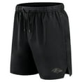thumbnail image 2 of Men's Fanatics Black Baltimore Ravens Front Office Micro Tonal Shorts, 2 of 3