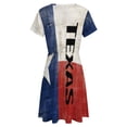 thumbnail image 5 of Texas Symbol Women's Dress Short Sleeve Summer Sundress Summer Women Clothes, 5 of 7