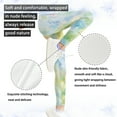 thumbnail image 5 of COEQINE Tie-dye Yellow Green Novelty Girls' Sport Legging Fashion Buttery Soft Yoga Pants for Jogging Running, for 6-7 Years Kids Girls, 5 of 7