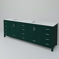 thumbnail image 5 of Jacques 84 in. W x 22 in. D Green Double Bath Vanity and Cultured Marble Top, 5 of 8