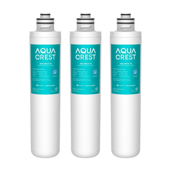 AQUACREST 1000R Water Filter, Replacement for Culligan 1000R Cartridge, Fits for Refrigerators, RVs and Undersink Systems, 3 Packs