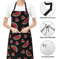 thumbnail image 6 of Uemuo Watermelon Pattern Waterproof Apron Adjustable Dishwasher Apron- Apron for Women Men Heavy Duty Work Apron for Dishwashing Chemical Lab, 6 of 9