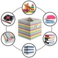 thumbnail image 4 of Sorbus 11" Foldable Fabric Storage Cube Basket Bin for Kids, Toddlers, and Tweens  (6 Pack), 4 of 10