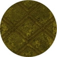 thumbnail image 1 of Ahgly Company Machine Washable Indoor Square Transitional Oak Brown Area Rugs, 3' Square, 1 of 7