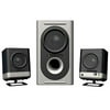 Altec Lansing 221 - Speaker system - for PC - 2.1-channel - 25 Watt (total) - black, silver (grille color - black)