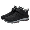 thumbnail image 3 of Juosiy Work Boots for Men Winter Trekking Snow Booties Plush Lined Non Slip Hiking Casual Shoes, 3 of 5