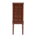 thumbnail image 3 of Powell Lightly Distressed "Deep Cherry" Jewelry Armoire, 3 of 26
