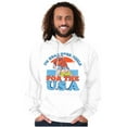thumbnail image 3 of Retro Cartoon Head Over Heels for USA Hoodie Sweatshirt Women Men Brisco Brands X, 3 of 6