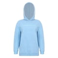 thumbnail image 4 of Haitryli Post Shoulder Surgery for Women Adaptive Sweatshirts Tear Away Hoodie for Special Needs Light Blue L, 4 of 5