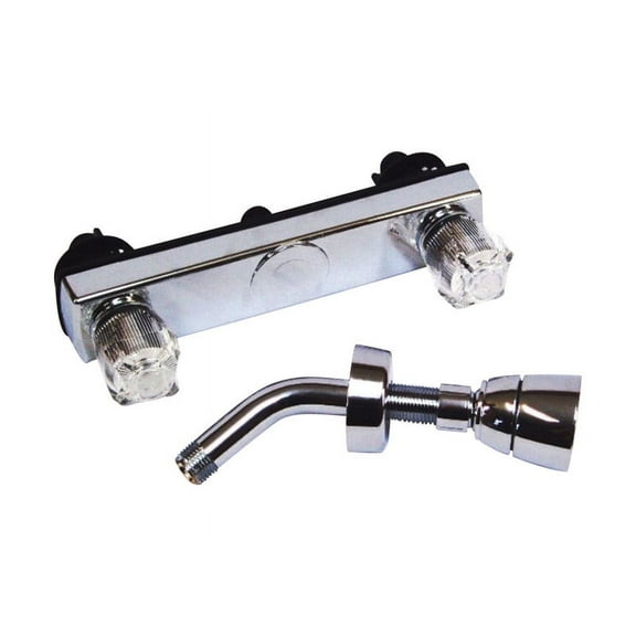 RV SHOWER FAUCET CHRM 8" (Pack of 1)