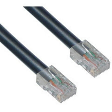 Cat5e Black Ethernet Patch Cable Bootless 50 foot price history on PriceWatchPro