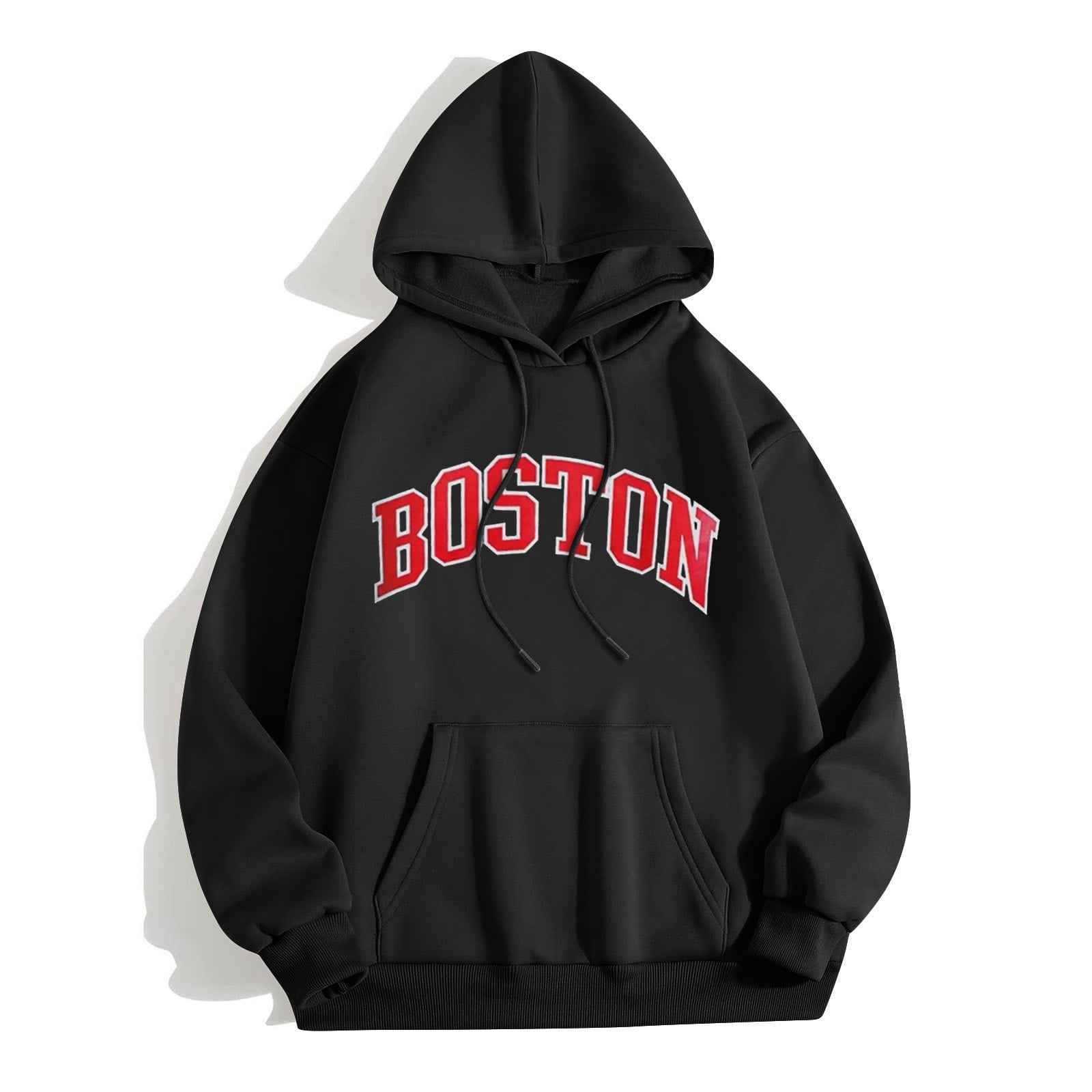 Men's Long Sleeve Boston Sweatshirts Oversized Lightweight Pullover Casual Hooded Sweater Printed Coat Casual Tops Casual Hoodies , S-3XL