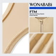 thumbnail image 3 of Wonababi Chest Binder Athletic Shirts & Tops, Zipper Closure, Bamboo Fabric, Unisex, 3 of 7