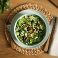 thumbnail image 3 of Gibson Home Candy Skies 12 Piece Unbreakable Wheat Straw Melamine Plates and Bowls Dinnerware Set - Outdoor, Camping, & Everyday Use - Matte Exterior/Shiny Interior Green, 3 of 10