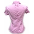 thumbnail image 6 of Womens Stretch Woven Button Down Short Sleeve Shirt, 6 of 12