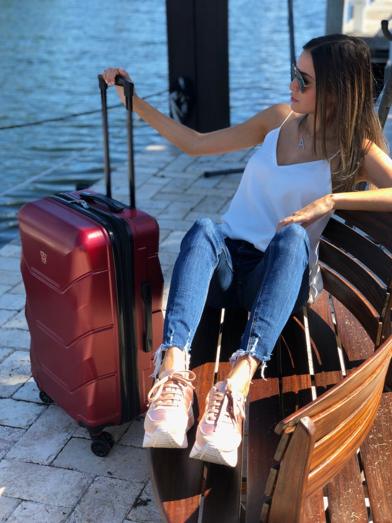 DUKAP Zonix 20" Lightweight Hardside Spinner Carry on Luggage