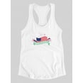 thumbnail image 3 of July 4Th Fireworks Racerback Tank Women -Image by Shutterstock, Female Small, 3 of 4