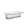 thumbnail image 4 of serony Telescopic Soap Holder Towel Dishcloth Storage Wall Sink Toothbrush Rags Tray Shelf Basket Multipurpose Extensible Design for Tool White, 4 of 9
