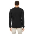 thumbnail image 2 of The Bella + Canvas Unisex Jersey Long Sleeve T-Shirt - SOLID BLK TRIBLN - XS, 2 of 2