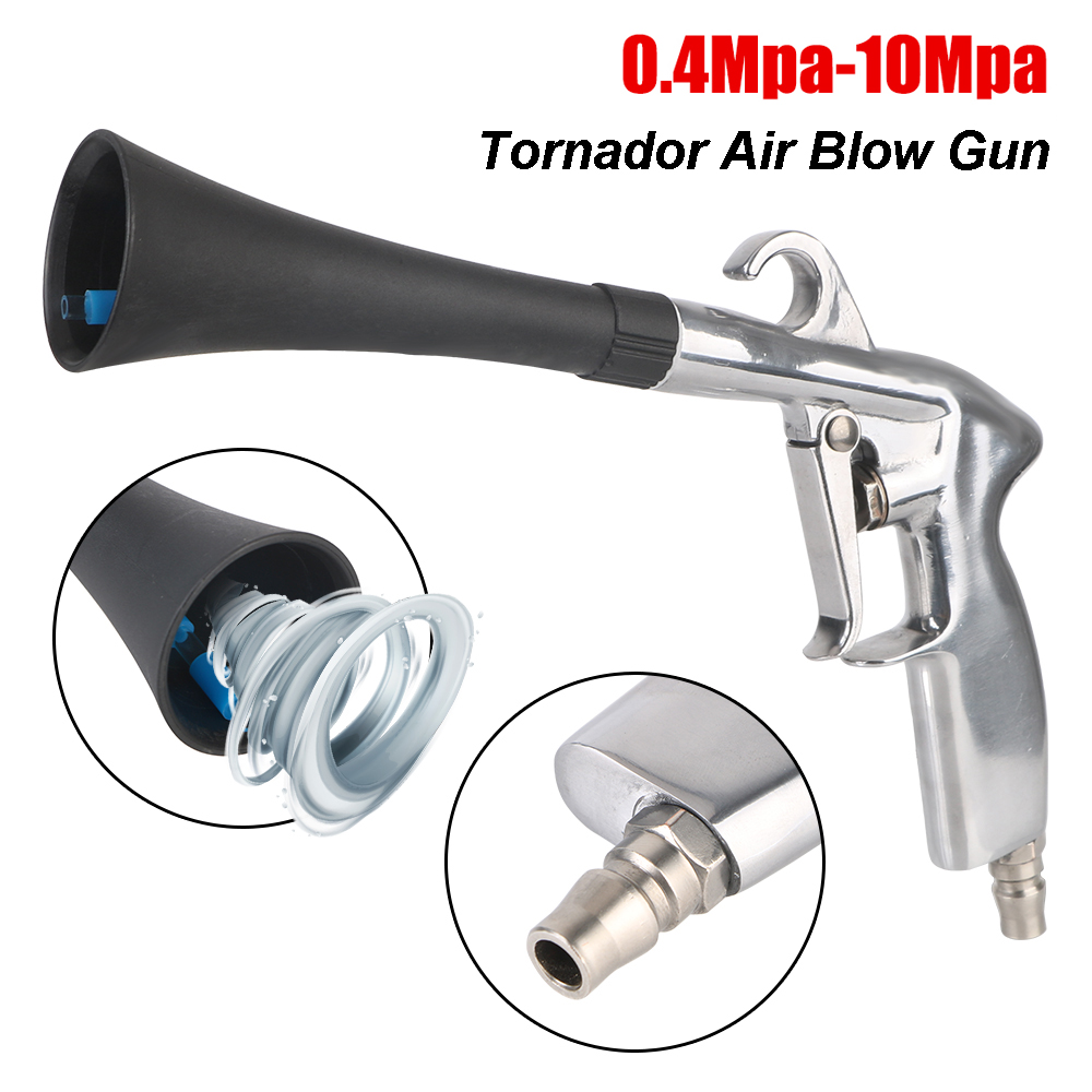 Car Wash Gun Dust Blowing Tornador Air Blow Interior Detailing Cleaning Tools Dry Cleaning 0.4Mpa-10Mpa High Pressure Gun