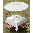 thumbnail image 3 of Sage Green Eucalyptus Leaves Outdoor Tablecloth with Umbrella Hole, Farmhouse Spring Botanical Spillproof Waterproof Outdoor Table Cover, Patio Tablecloths for Party/Garden/Picnic, Square 54"x54", 3 of 9