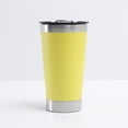 thumbnail image 3 of Bewildely Frasco de vacío de acero inoxidable, botella de bebida de gran capacidad, senderismo, fiesta de viaje, taza de café portátil para Suministros térmicos Amarillo, 3 of 6