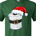 thumbnail image 4 of Inktastic Toilet Paper with Santa Hat and Belt T-Shirt, 4 of 5