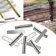 thumbnail image 5 of 10 conectores de rieles para modelos de trenes, conectores de vías de metal para escenarios de bricolaje, fáciles de colocar, suministros de diseño, Escala HO, 5 of 10
