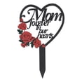 thumbnail image 2 of Heart Memorial Plaque Stake, Multi Functional Fine Craftsmanship Grave Stake Decoration  for Cemetery, 2 of 7