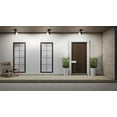 thumbnail image 2 of 43046A Eglo Lighting Hornwood - 1-Light Semi Flush - Black. Natural Finish - Black Exterior-White Interior Metal Shade, 2 of 4