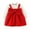 Red, variant on Toddler Children Girl Long Sleeve Dress with Large Bow and Suspender Skirt Soft Comfortable Outfit for Parties Daily Wear
