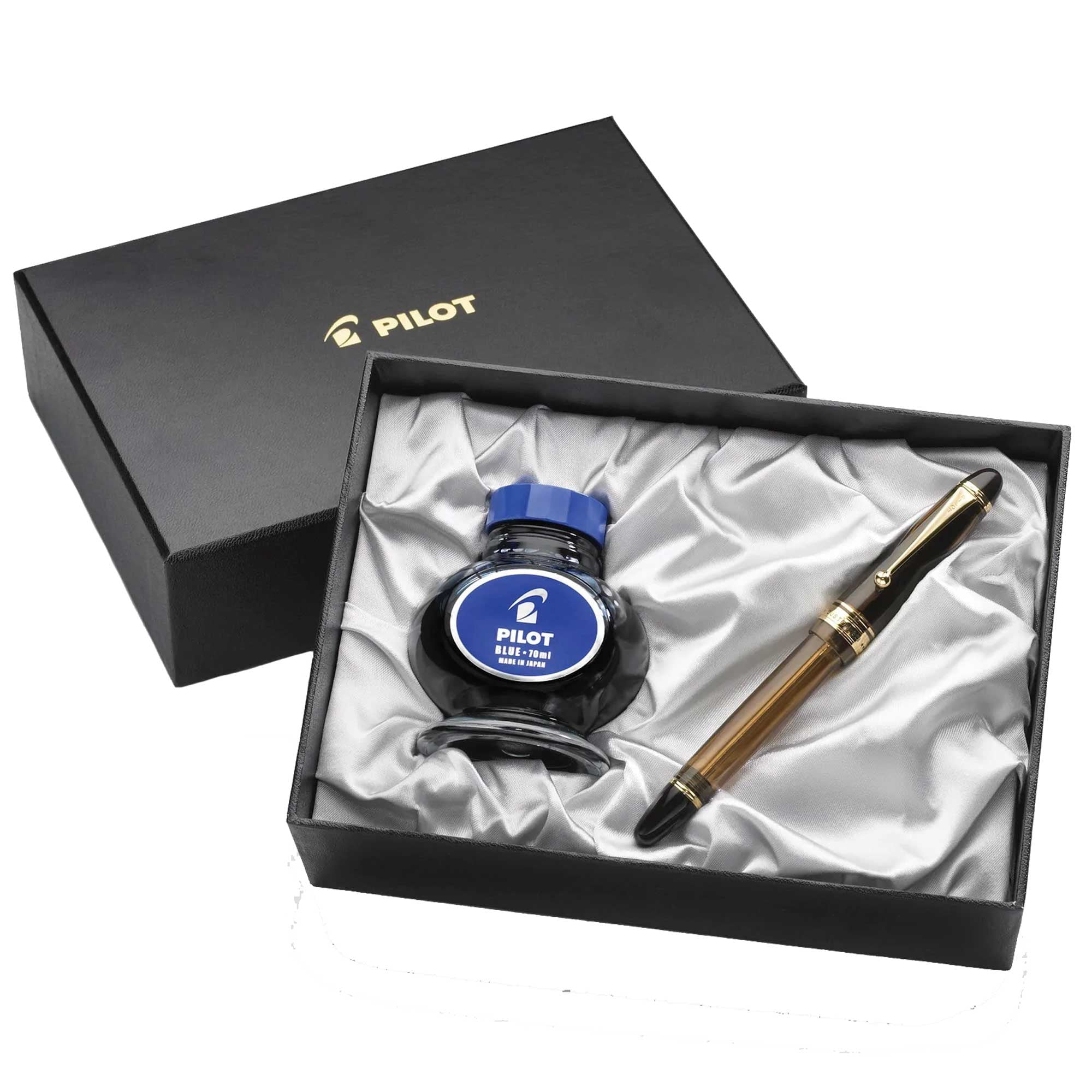 Pilot Custom 823 Amber Fountain Pen - Fine
