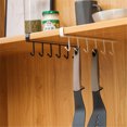 thumbnail image 2 of xiaxaixu 6 Hook Coffee Cup Holder Adhesive Storage Rack for Efficient Shelf, 2 of 7