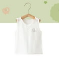 thumbnail image 2 of Kovlvoll Baby Boy Girls Pajamas Summer Clothes Sleeveless Solid Graphic T-Shirt Comfy Casual Newborn Tank Tops, 2 of 3