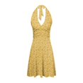 thumbnail image 5 of Women Summer Sleeveless Neck Summer Casual Dress Spring Boho Floral with Petite Maxi Dresses Pocket Elastic Waist Ruffle Tween Casual Dresses Mini Dresses, 5 of 5