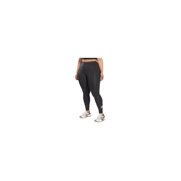 Reebok Apparel Women's Wor Big Logo Tight Reebok Training App Women Black , 2X Reg US