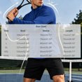 thumbnail image 3 of Men's 1/4 Zip Long Sleeve Athletic Pullover Top Fitted Breathable Casual Sweatshirt Comfy Tee for Tennis Running Jogging Hiking Wear(Blue,XXL), 3 of 9