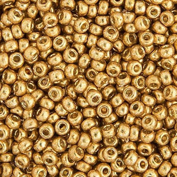 Miyuki Seed Bead 11/0 - Duracoat Galvanized Gold DB4202 250Gms Bulk Bag of Japanese Glass Beads