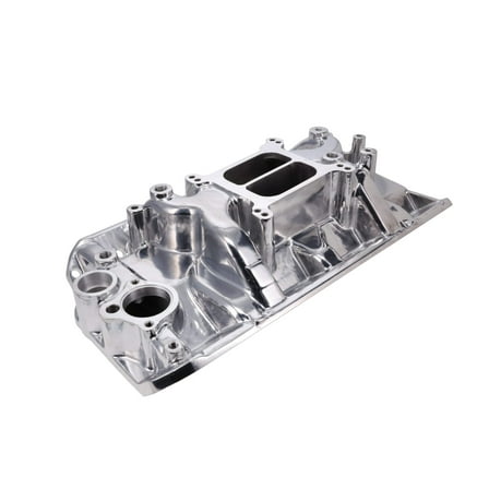 Dual Plane Aluminum Intake Manifold for AMC V8 - Polished