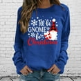 thumbnail image 2 of 2025 Clearance! Clothes under $5 asdoklhq Christmas Clearance Clothing Under $5.00,Christmas Women's Casual Long Sleeve O-Neck Printed Ladies Sweatshirt Tops, 2 of 4