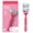 Pink, variant on joy Razor for Women, 5 Blades, Manual Razor, Handle and 2 Razor Blade Refills, Neon Pink