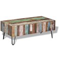 thumbnail image 3 of vidaXL Coffee Table Solid Reclaimed Wood 100x50x38 cm, 3 of 5