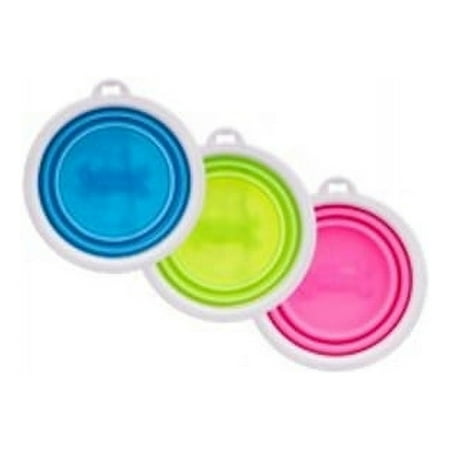 UPC: 0859328102824 | Petmate Assorted Collapsible Silicone 3 cups Pet Bowl