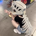 thumbnail image 4 of Dinosaur Skeleton Costume Set Spinosaurus-Style Dino Outfit – My Cozy Dino 3D Skull Headpiece & Spine for Dress-Up, Parties & Photos, 4 of 9