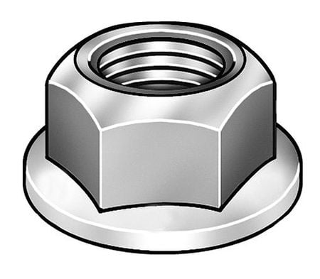 3/8-16 Stainless Steel Hex Flange Nut Locknuts Serrated GRADE 316 Qty 100 