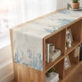 thumbnail image 6 of Table Runners 108 Inches Long Dress Scarves, Blue Seahorse Coastal Farmhouse Coffee/Dining/Kitchen Table Runner for Living Room, Summer Beach Nautical Ocean Coral Vintage 13x108 Inch, 6 of 9