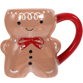 Gingerbread Man Christmas Mug for Kids or Adults - Large Ceramic Coffe –  Shop Club Libby Lu