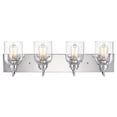 thumbnail image 2 of RADIANCE goods Transitional 4 Light Chrome Bath Vanity Fixture 30 " Wide, 2 of 9