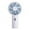 White, variant on Kezqiaxn Handheld Fan Mini Handheld Fan Battery Powered Small Portable Adjustable Speed USB Rechargeable Fan Powerful Eyelash Fan Suitable for Kids Women Men Indoor Outdoor Travel Pink
