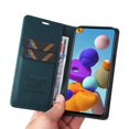 thumbnail image 3 of Funda para Samsung Galaxy A21S Estuche de Cuero PU Tipo Cartera con Ranuras para Tarjetas y Cierre Magnético, 3 of 5